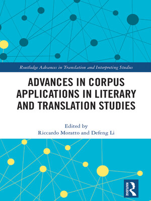 cover image of Advances in Corpus Applications in Literary and Translation Studies